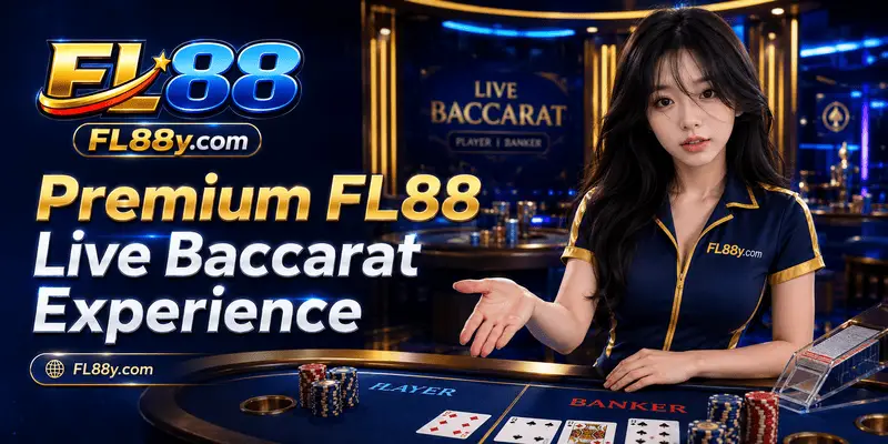 FL88 live baccarat experience with real-time dealer table, HD streaming, mobile access and responsible tips