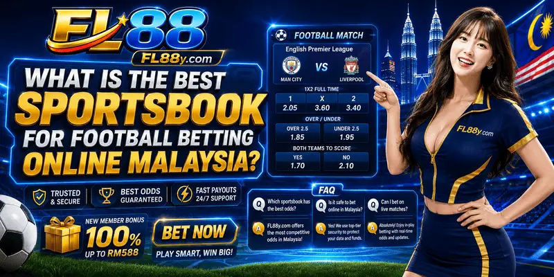 Best sportsbook for football betting online in Malaysia featuring competitive odds, live betting and secure mobile platforms
