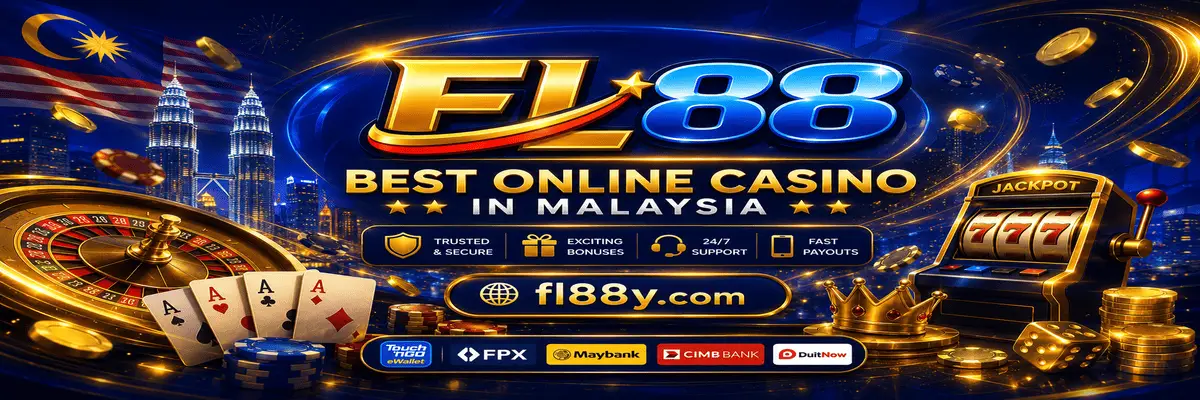 Best online casino FL88 in Malaysia offering secure gaming, fast payouts and premium casino experience.