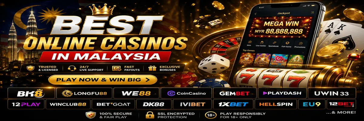 Best online casino Malaysia with live casino games, slots, and secure betting platforms.
