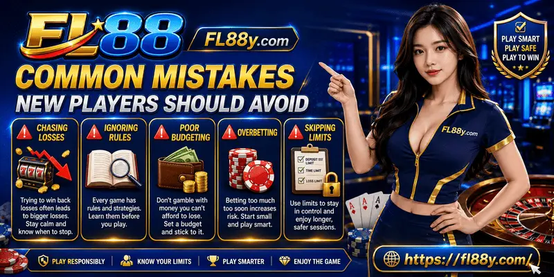 Common mistakes new casino players should avoid including poor bankroll planning, weak passwords and ignoring game rules.