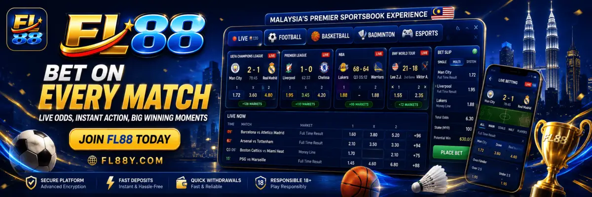Experience exciting sports betting at FL88 in 2026 with live odds, top matches, and a user-friendly platform for Malaysian players.