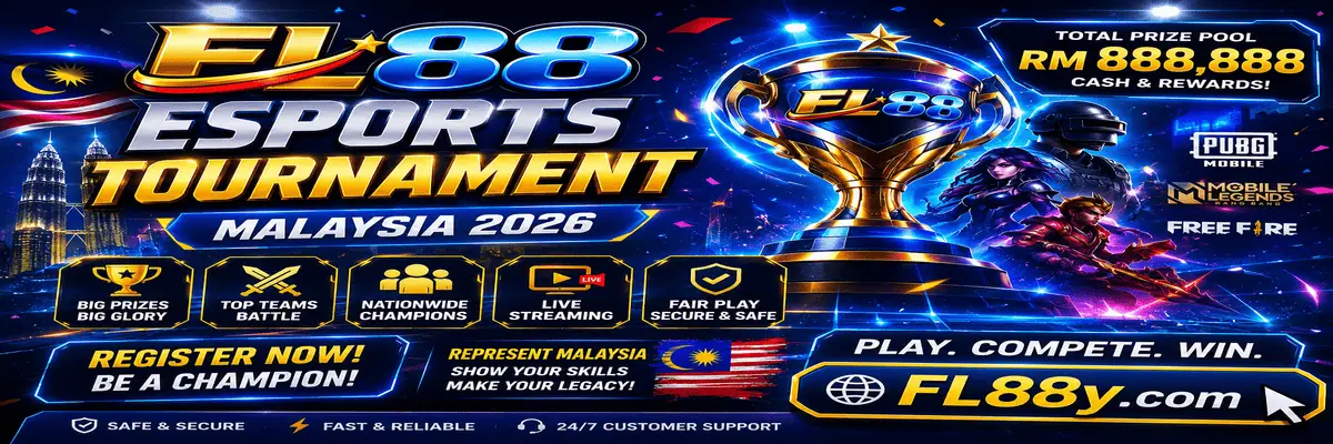 FL88 Malaysia Esports Tournament 2026 featuring competitive gaming action, exciting teams, and digital entertainment for Malaysian fans.