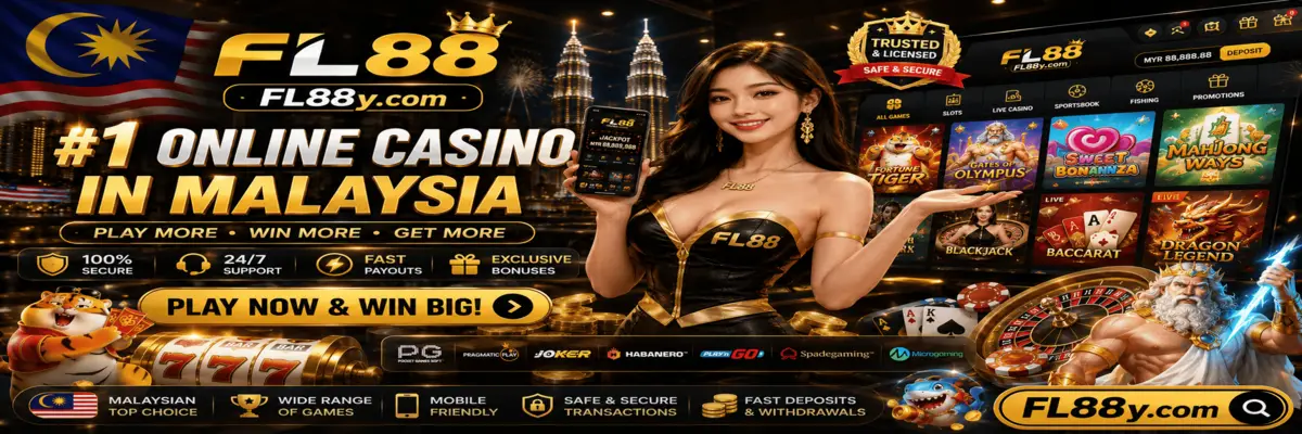 FL88 online casino Malaysia with attractive games, smooth access, and exciting digital entertainment for users aged 18+.