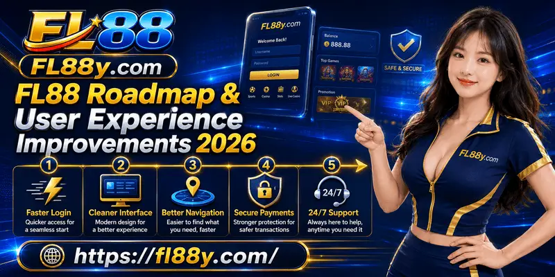 FL88 roadmap illustration highlighting platform improvements, enhanced navigation, mobile optimization and future user experience updates.