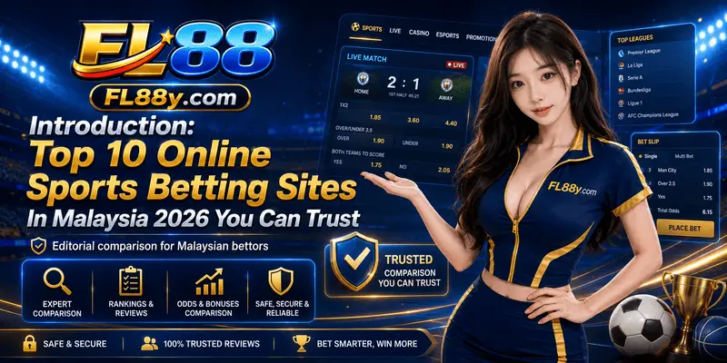 Introduction to top 10 online sports betting sites in Malaysia 2026 with trust signals and comparison factors