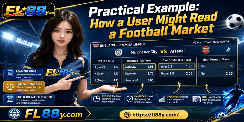 Practical Example: How a User Might Read a Football Market