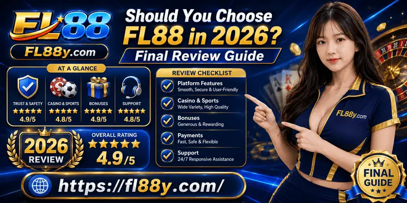 Final FL88 review highlighting platform features, mobile experience, gaming categories, security tools and responsible gaming information.