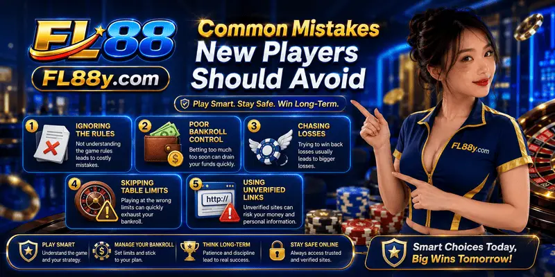 Common mistakes new W Casino players should avoid including poor bankroll management, rushed betting and ignoring game instructions