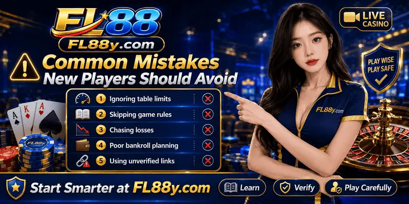 Common mistakes new Dream Gaming players should avoid including poor bankroll planning, rushed betting and ignoring game rules
