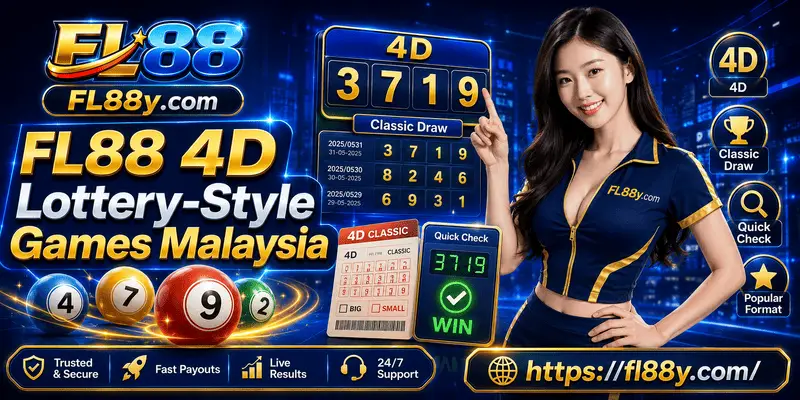 FL88 4D lottery-style games Malaysia guide with number selection, result checking and responsible play reminders.