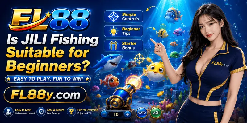 Beginner guide to JILI Fishing at FL88 Malaysia explaining simple controls, easy fish shooting mechanics and accessible gameplay