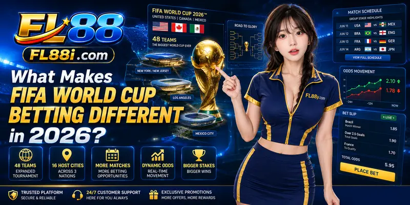 FIFA World Cup 2026 betting differences featuring expanded tournament format, new betting markets and updated football insights