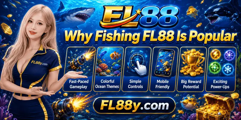Fishing FL88 popular for arcade-style fish shooting gameplay, colorful graphics, mobile access and interactive underwater challenges.