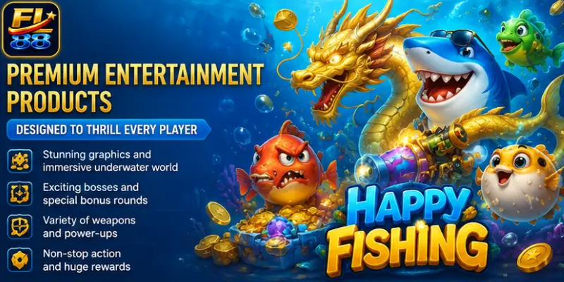 Exploring Key Features and Special Weapons in Happy Fishing
